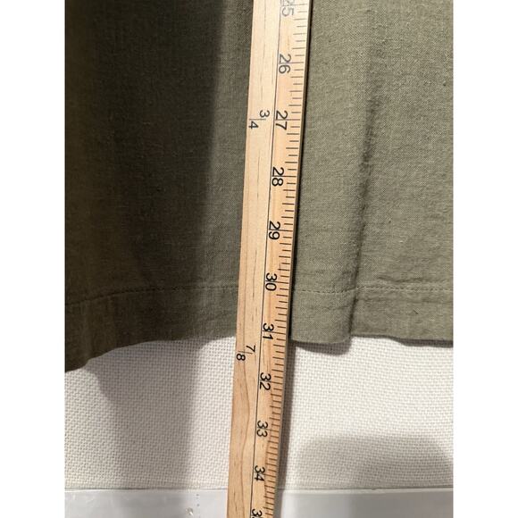 M. E. Sport Collection Men's 2XL Short Sleeve Shirt Linen Blend Button Front - Picture 10 of 11